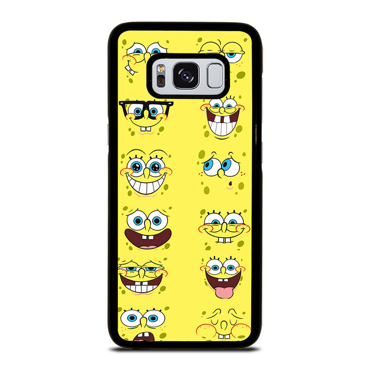 SPONGE BOB MOOD FACE Samsung Galaxy S8 Case
