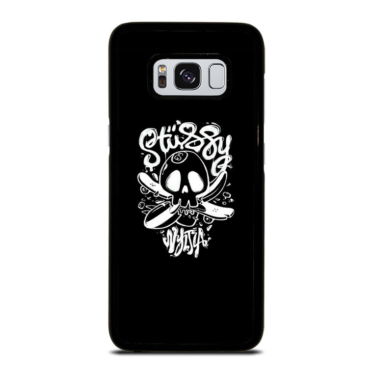 STUSSY SKULL LOGO ARTWORK Samsung Galaxy S8 Case