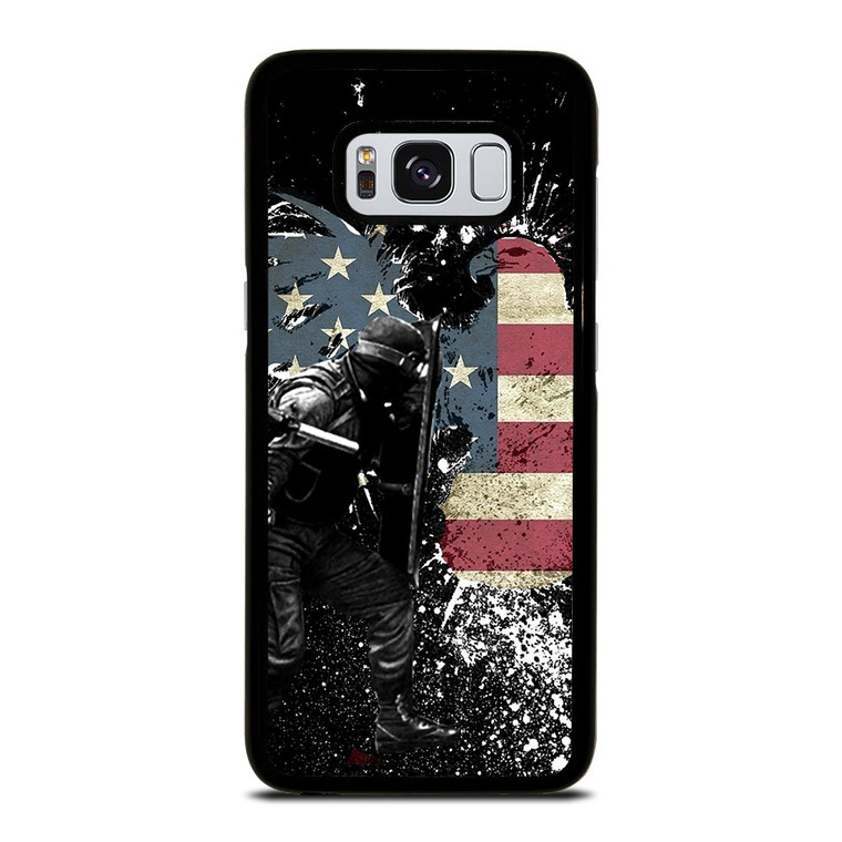 SWAT EAGLE AMERICAN FLAG Samsung Galaxy S8 Case