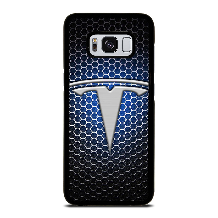 TESLA LOGO BLUE LIGHT Samsung Galaxy S8 Case