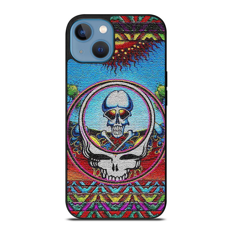 GRATEFUL DEAD SKULL FLORAL iPhone 13 Case