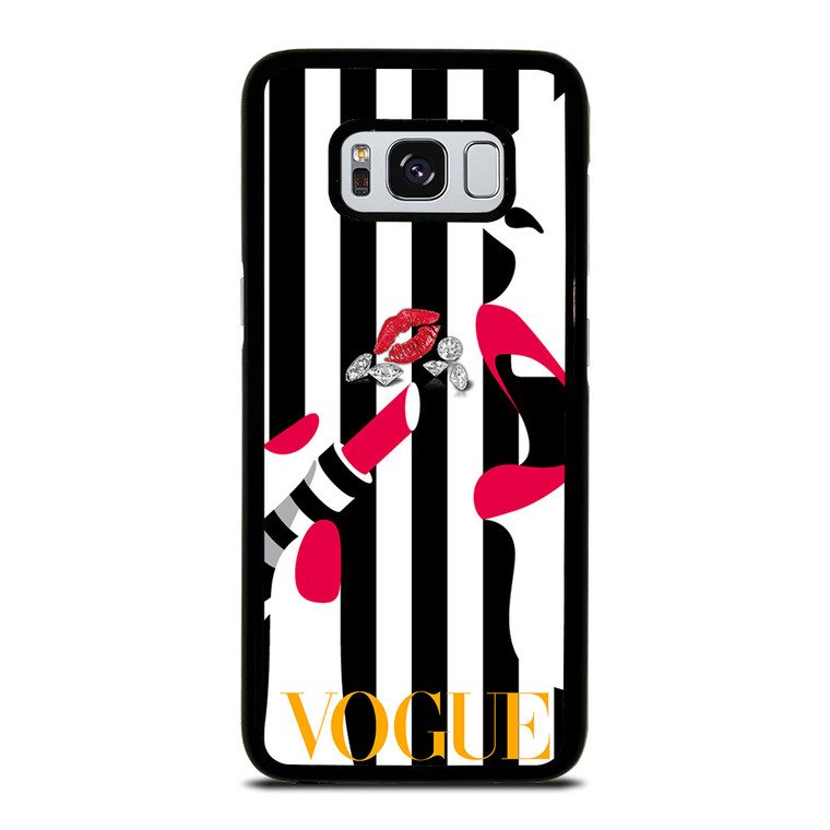 VOGUE LOGO LIPSTICK Samsung Galaxy S8 Case