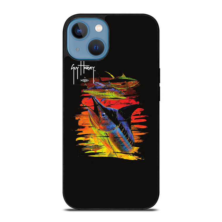 GUY HARVEY ISLAND MARLIN BOAT iPhone 13 Case