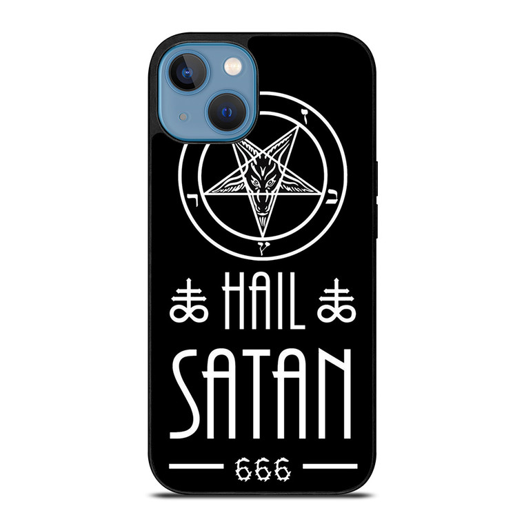 HAIL SATAN 666 iPhone 13 Case
