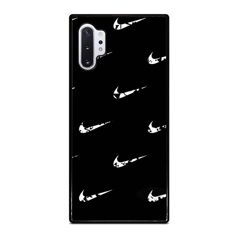 BLACK NIKE LOGO PATTERN Samsung Galaxy Note 10 Plus Case