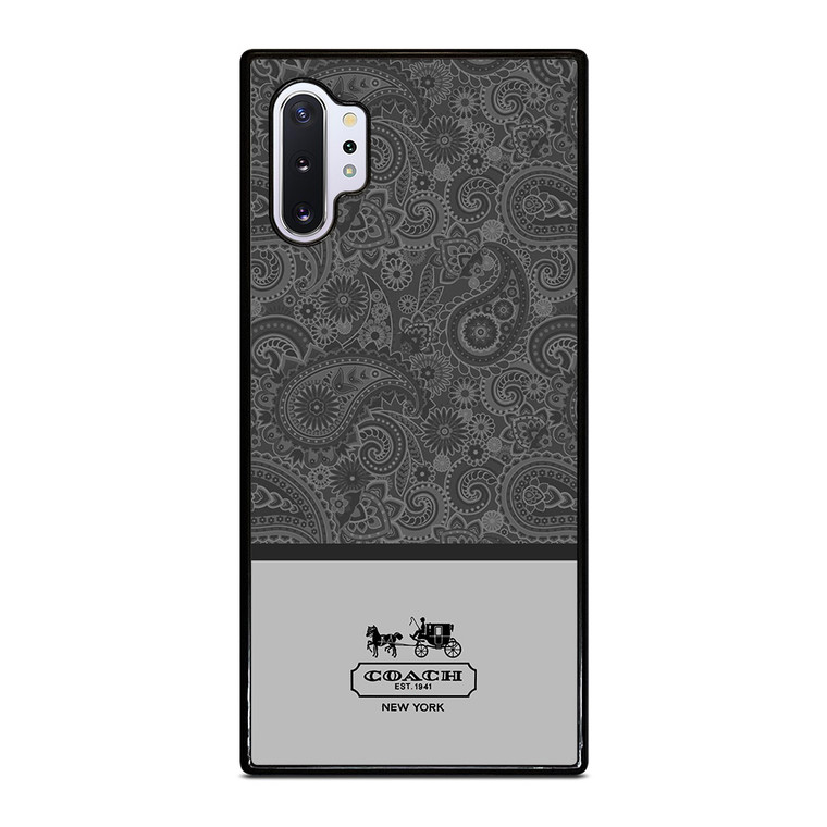 COACH NEW YORK GREY BATIK Samsung Galaxy Note 10 Plus Case COACH NEW YORK GREY BATIK Samsung Galaxy Note 10 Plus Case
