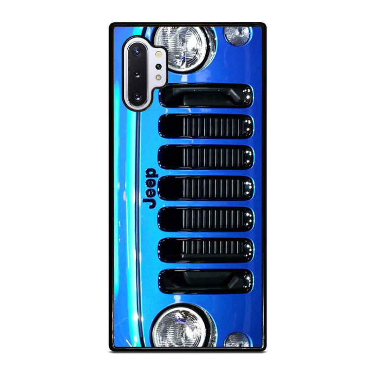 JEEP WRANGLER POLAR FRONT BLUE Samsung Galaxy Note 10 Plus Case