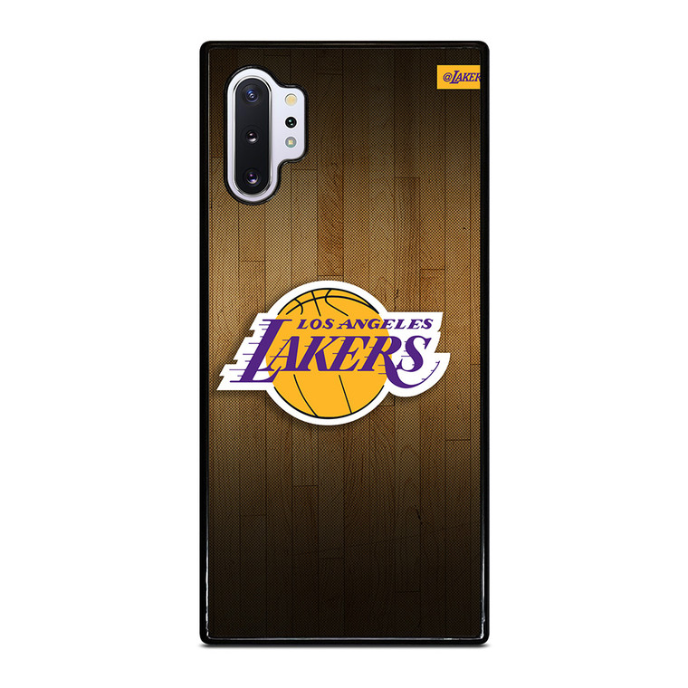 LA LAKERS BASKETBALL WOODEN Samsung Galaxy Note 10 Plus Case