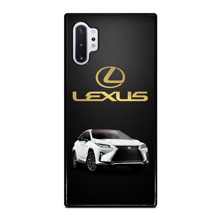 LEXUS WHITE CAR GOLD LOGO Samsung Galaxy Note 10 Plus Case
