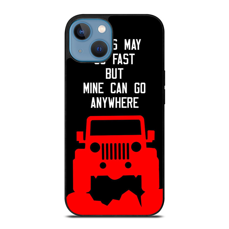 JEEP ADVENTURE QUOTE iPhone 13 Case JEEP ADVENTURE QUOTE iPhone 13 Case