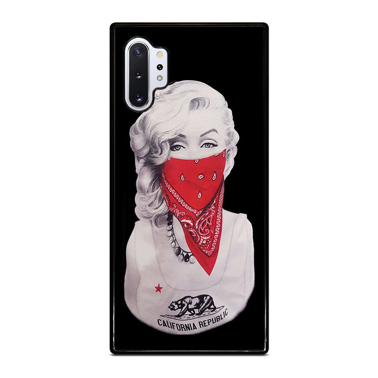 MARILYN MONROE RED BANDANA GANGSTER Samsung Galaxy Note 10 Plus Case