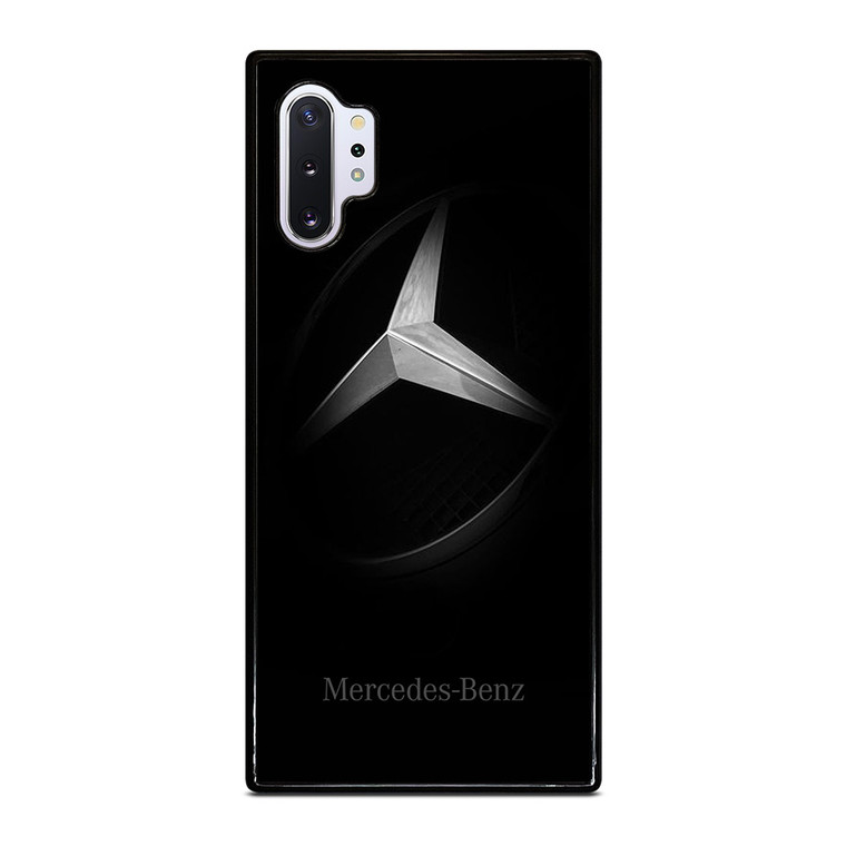 MERCEDES BENZ SIMPLE ELEGANT LOGO BLACK Samsung Galaxy Note 10 Plus Case