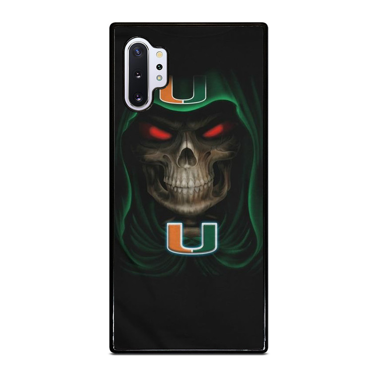 MIAMI HURRICANES SKULL Samsung Galaxy Note 10 Plus Case