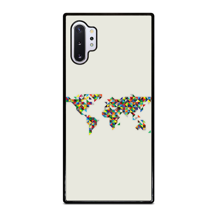 MINIMALISTIC WORLD MAP Samsung Galaxy Note 10 Plus Case