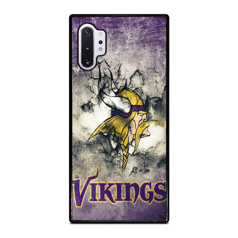 MINNESOTA VIKINGS GRUNGE LOGO Samsung Galaxy Note 10 Plus Case