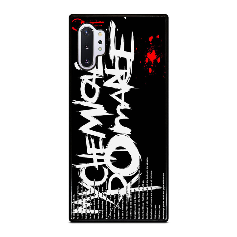 MY CHEMICAL ROMANCE LYRIC Samsung Galaxy Note 10 Plus Case MY CHEMICAL ROMANCE LYRIC Samsung Galaxy Note 10 Plus Case