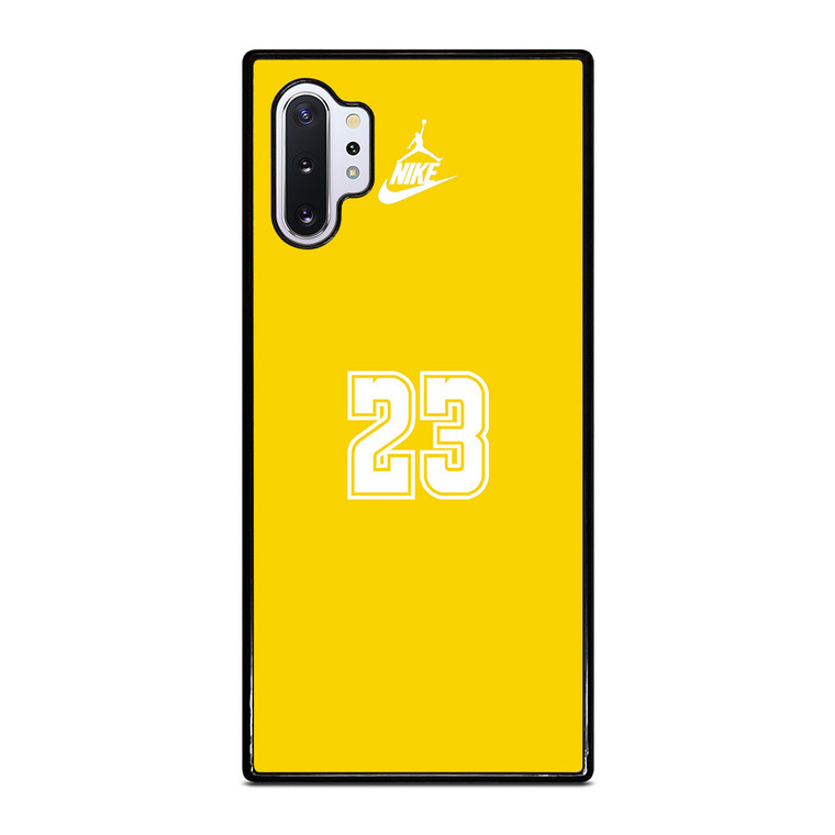 NIKE 23 YELLOW AIR JORDAN Samsung Galaxy Note 10 Plus Case