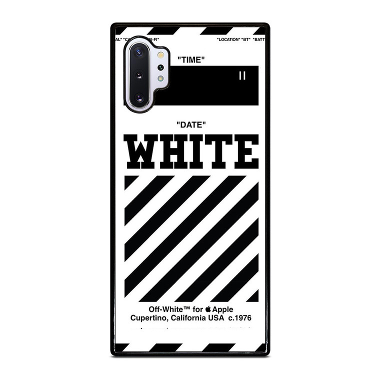OFF WHITE DATE TIME Samsung Galaxy Note 10 Plus Case