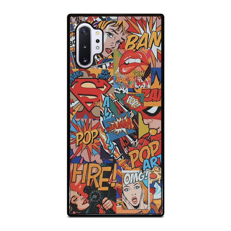 SUPERMAN POP ART COMIC Samsung Galaxy Note 10 Plus Case
