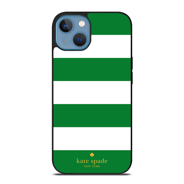 KATE SPADE GREEN STRIPE iPhone 13 Case