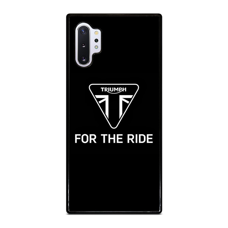 TRIUMPH FOR THE RIDE LOGO Samsung Galaxy Note 10 Plus Case