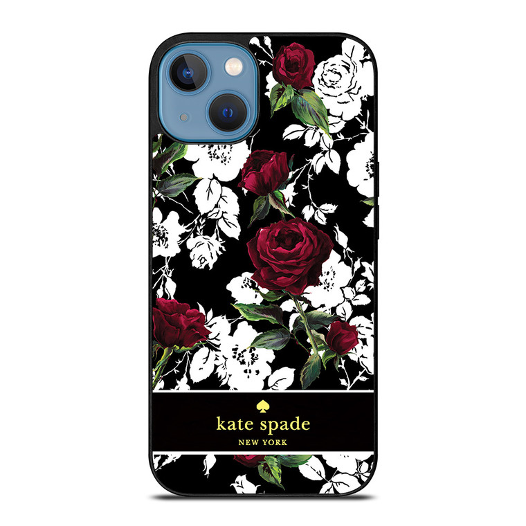 KATE SPADE ROSE RED WHITE iPhone 13 Case