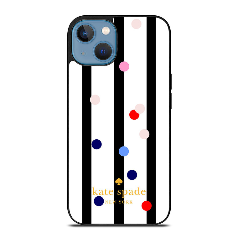 KATE SPADE STRIPE POLKADOTS iPhone 13 Case