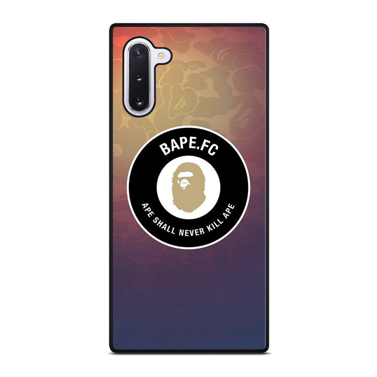 BAPE FC LOGO BADGE Samsung Galaxy Note 10 Case BAPE FC LOGO BADGE Samsung Galaxy Note 10 Case