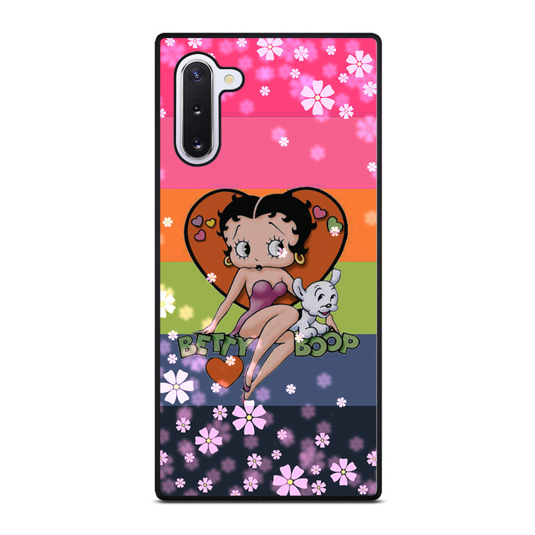 BETTY BOOP PINK FLOWER Samsung Galaxy Note 10 Case