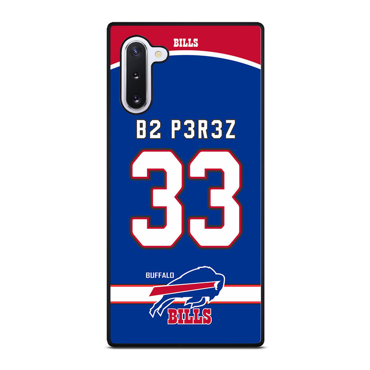 BUFFALO BILLS JERSEY Samsung Galaxy Note 10 Case