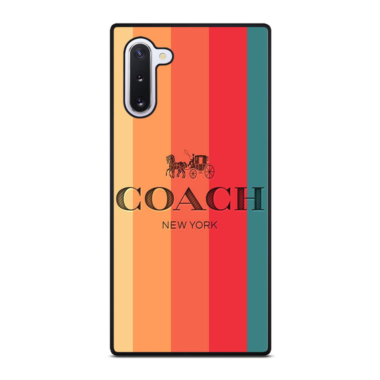 COACH NEW YORK STRIPES 2 Samsung Galaxy Note 10 Case