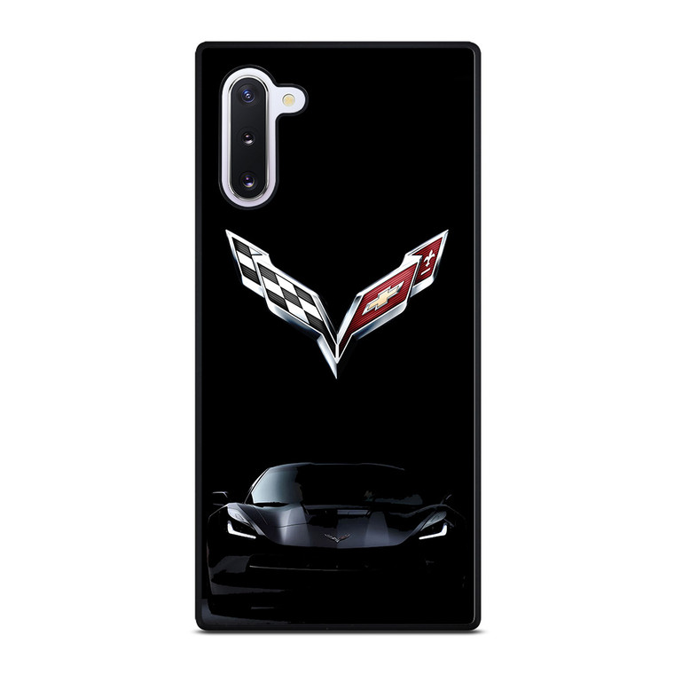 CORVETTE CAR LOGO BLACK Samsung Galaxy Note 10 Case CORVETTE CAR LOGO BLACK Samsung Galaxy Note 10 Case