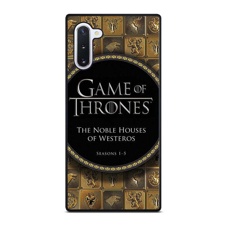 GAME OF THRONES THE NOBLE HOUSES OF WESTEROS Samsung Galaxy Note 10 Case