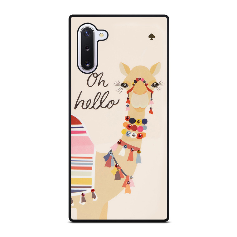 KATE SPADE CAMEL OH HELLO Samsung Galaxy Note 10 Case