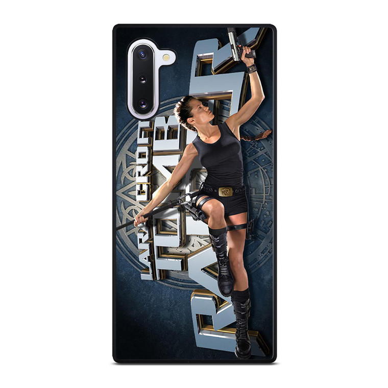 LARA CROFT TOMB RAIDER iPhone XR Plastic Black Samsung Galaxy Note 10 Case