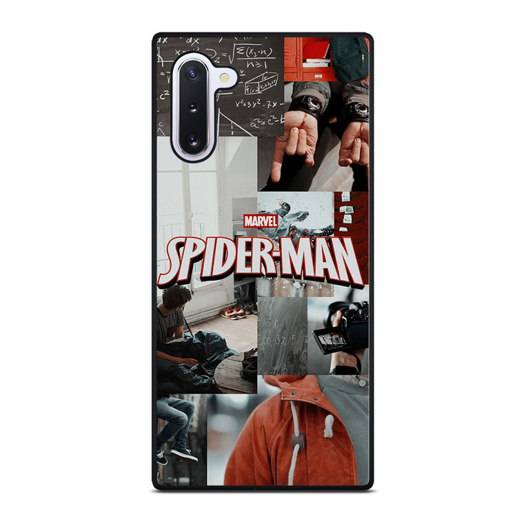MARVEL SPIDERMAN LOGO COLAGE Samsung Galaxy Note 10 Case