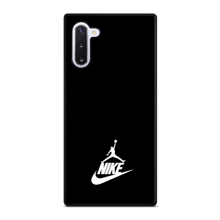 NIKE AIR JORDAN SIMPLE LOGO BLACK Samsung Galaxy Note 10 Case NIKE AIR JORDAN SIMPLE LOGO BLACK Samsung Galaxy Note 10 Case