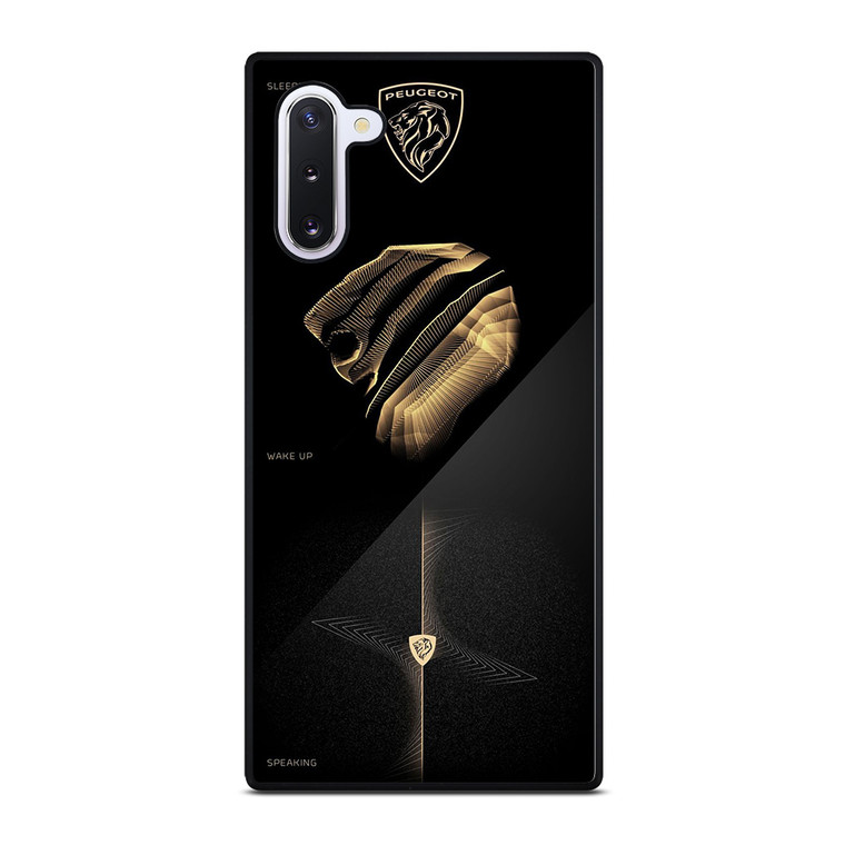 PUEGOT LOGO GOLD ELEGANT Samsung Galaxy Note 10 Case