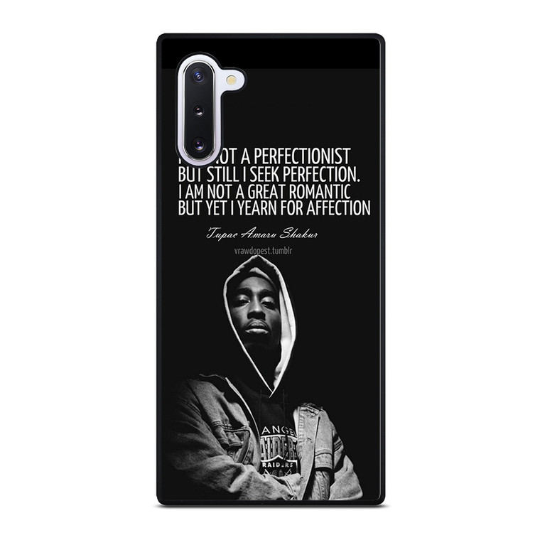 QUOTE INSPIRATION TUPAC 2PAC Samsung Galaxy Note 10 Case