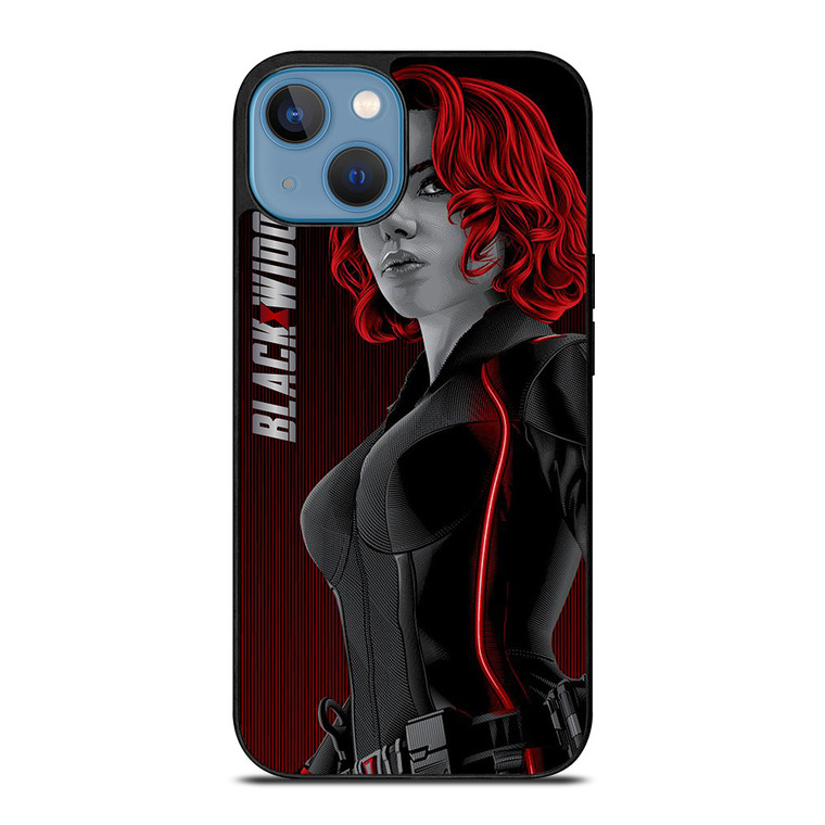 MARVEL BLACK WIDOW AVENGERS ART iPhone 13 Case