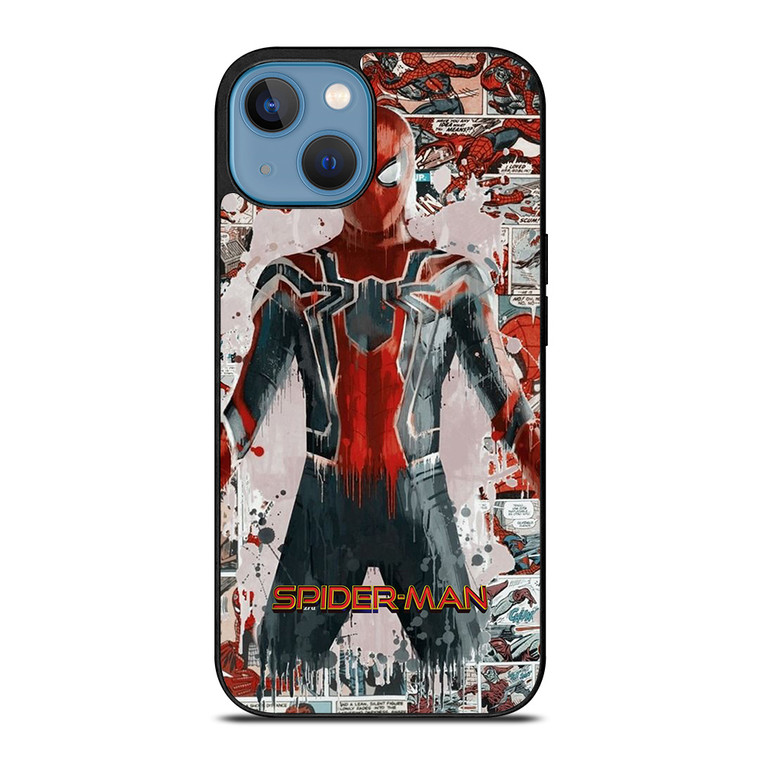 MARVEL SPIDERMAN COMIC MEALTY iPhone 13 Case