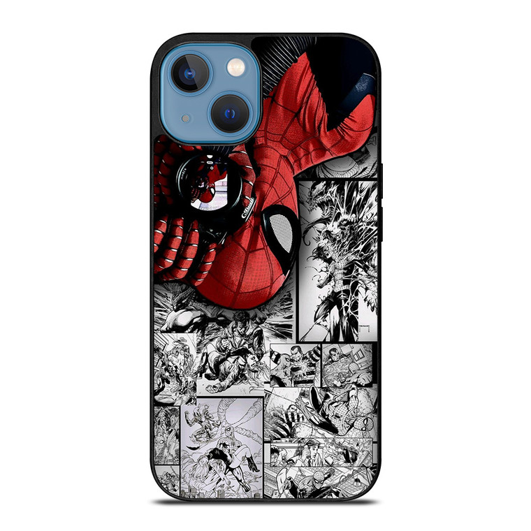MARVEL SPIDERMAN POTRAIT COMIC iPhone 13 Case