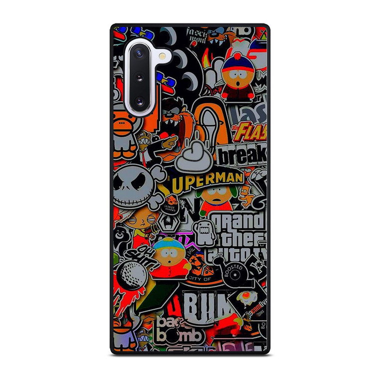 STICKER BOMB COMPILATION Samsung Galaxy Note 10 Case