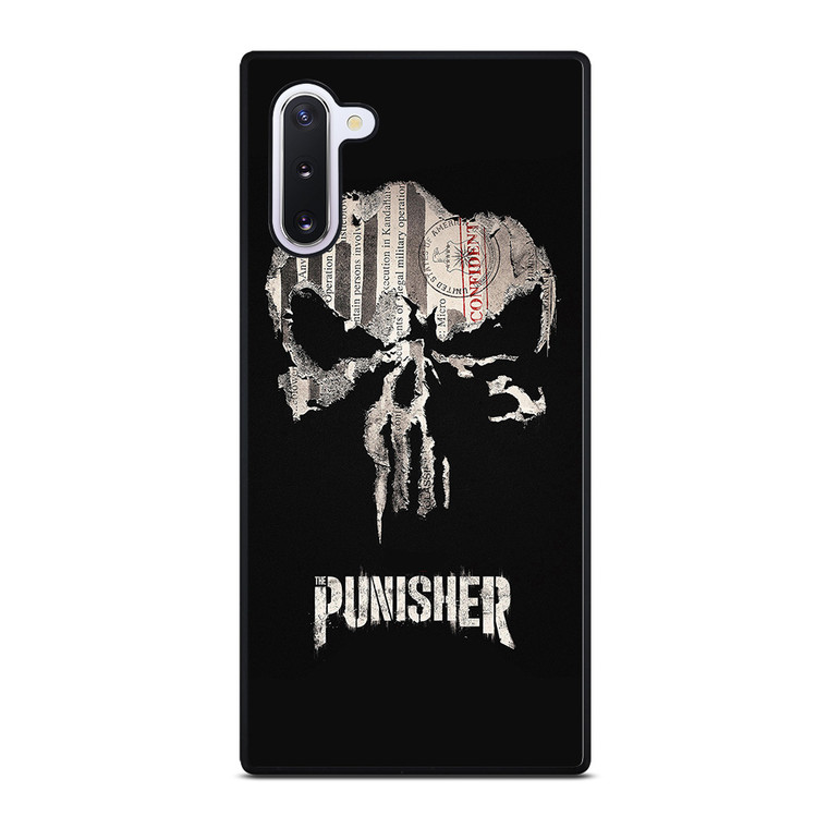 THE PUNISHER SKULL PAPER EFFECT ARTWORK Samsung Galaxy Note 10 Case