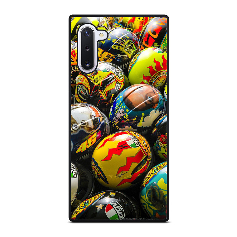 VALENTINO ROSSI AGV COLLECTION HELMETS Samsung Galaxy Note 10 Case