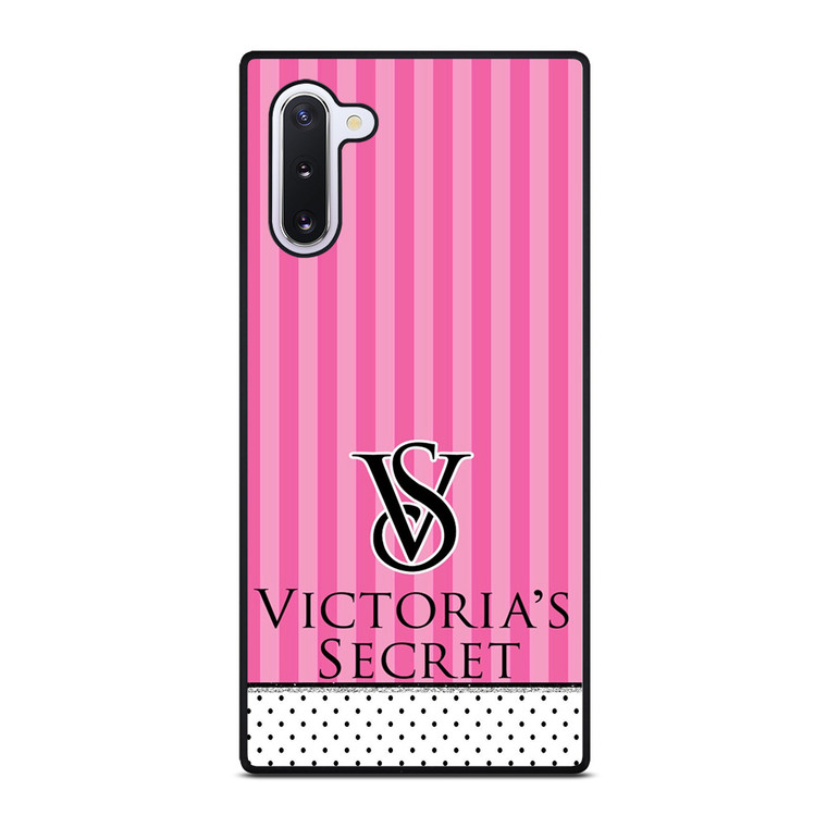 VICTORIA'S SECRET LOGO POLKADOT STRIPE Samsung Galaxy Note 10 Case