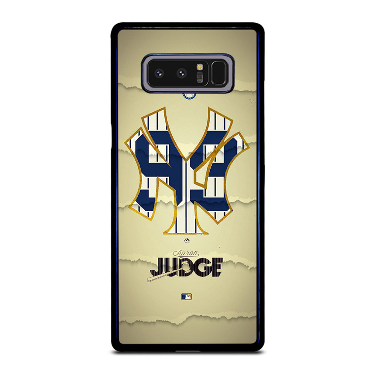AARON JUDGE NEW YORK YANKEES 99 Samsung Galaxy Note 8 Case AARON JUDGE NEW YORK YANKEES 99 Samsung Galaxy Note 8 Case