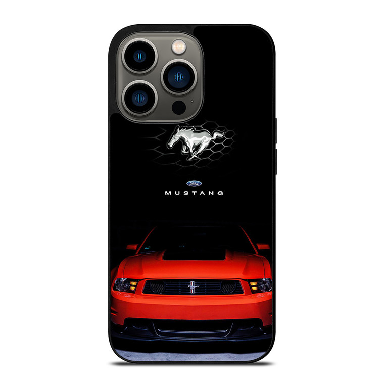 FORD MUSTANG CAR RED iPhone 13 Pro Case