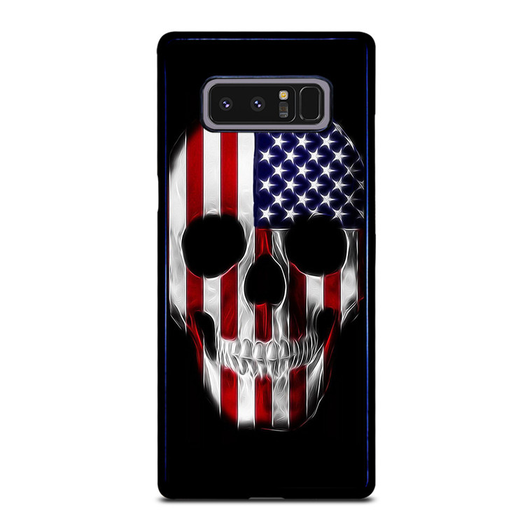 AMERICAN FLAG SKULL METAL Samsung Galaxy Note 8 Case
