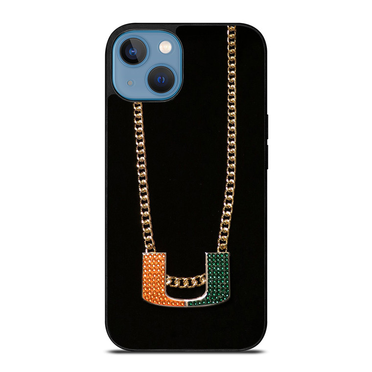 MIAMI HURRICANES TURNOVER CHAIN iPhone 13 Case